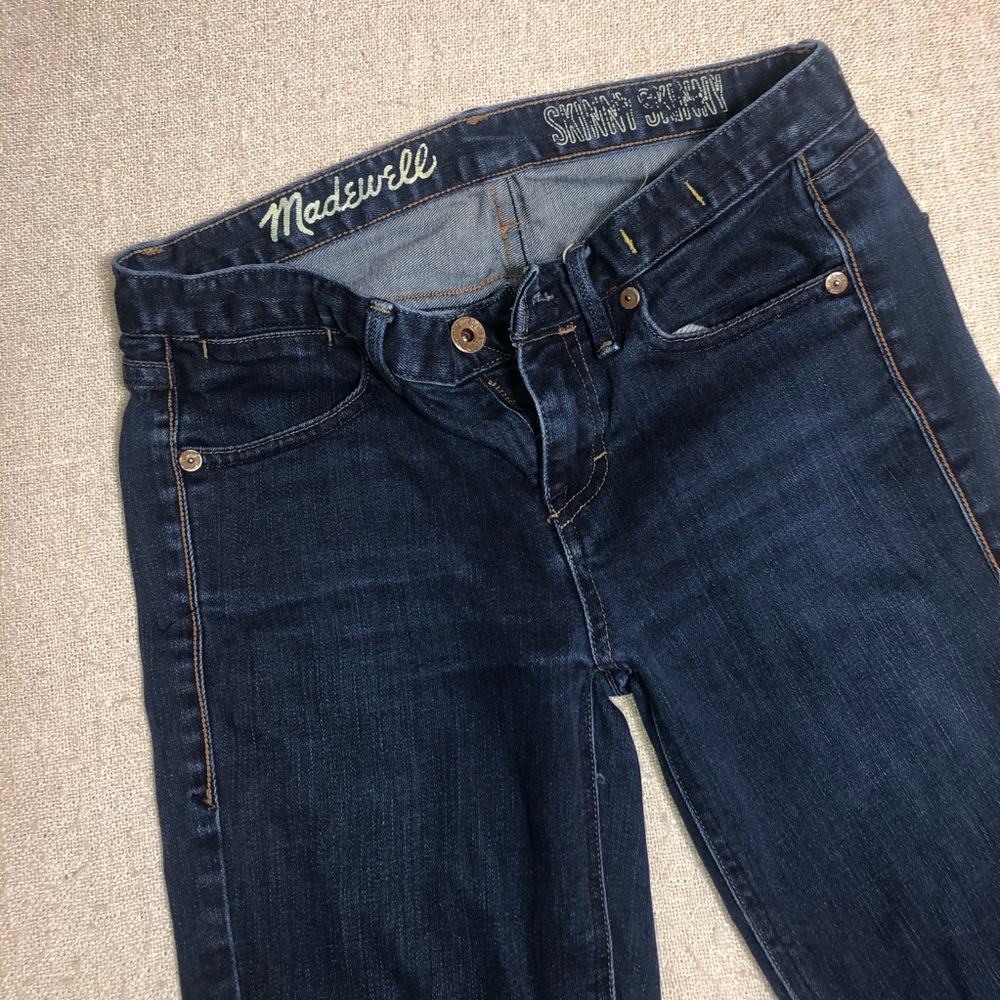 MADEWELL|SKINNY SKINNY DARK DENIM JEAN|24X32